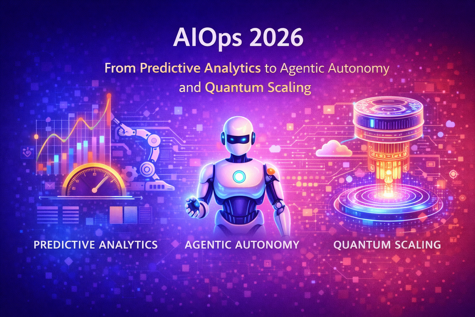 AIOps 2026 vision with predictive analytics and autonomy