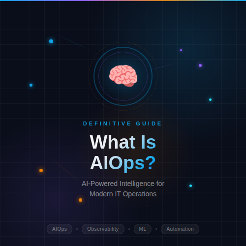 AIOps concept illustration highlighting its benefits