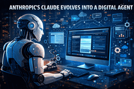 Claude AI on desktop and laptop completing tasks